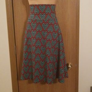 Lularoe Xl Azure Skirt